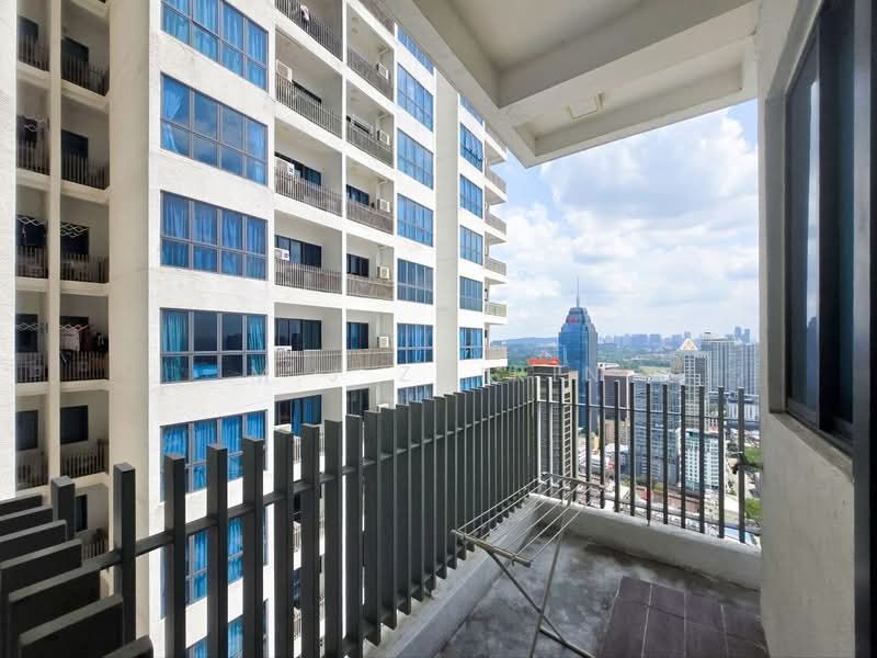 Servis Apartment untuk Dijual di The Luxe By Infinitum - M.J Zairin - Balcony - PropertyGuru.com.my