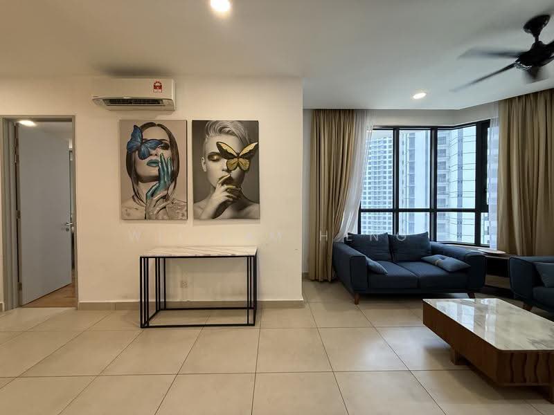 Service Residence for Sale at KL Gateway Premium Residences - William Heng - Living Room - PropertyGuru.com.my