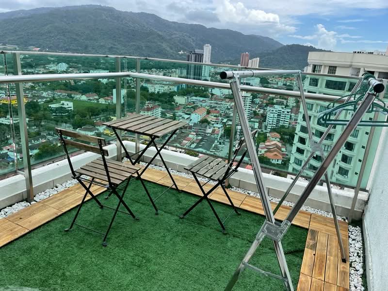 Kondominium untuk Disewa di Mansion One - Abby Woo - Balcony - PropertyGuru.com.my