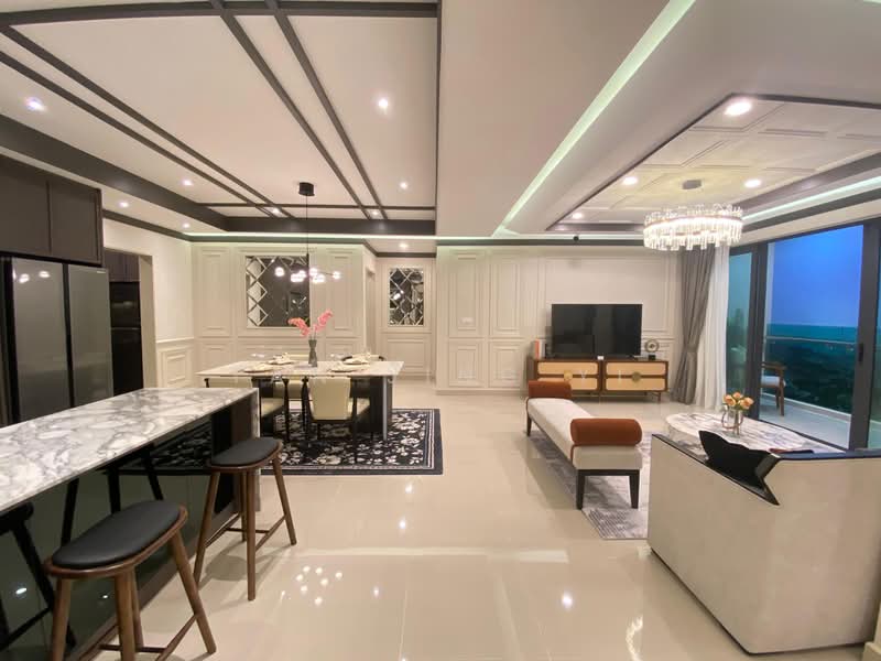 Servis Apartment untuk Dijual di Pinnacle Bukit Gambier - Tan Jing Yi - Living Room - PropertyGuru.com.my