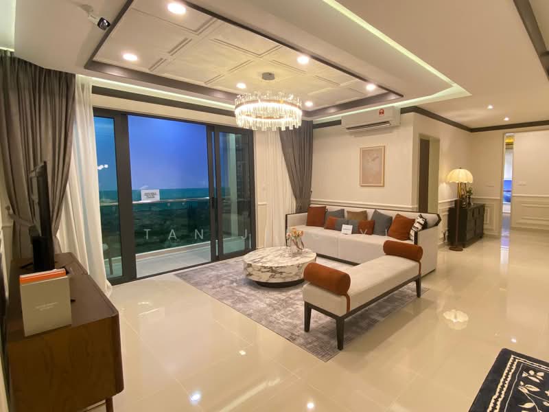 Servis Apartment untuk Dijual di Pinnacle Bukit Gambier - Tan Jing Yi - Living Room - PropertyGuru.com.my