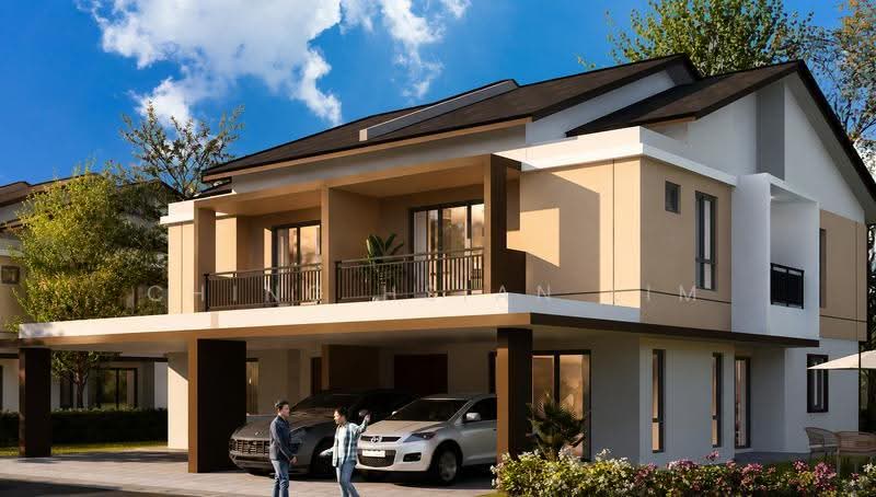 Rumah Berkembar untuk Dijual di Rumah Semi-D Dua Tingkat (A) di Lunas (Lunas) - Ching Hsian Lim - Exterior - PropertyGuru.com.my
