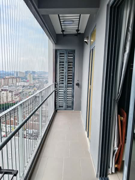 Servis Apartment untuk Disewa di Fortune Centra - CH Ng - Balcony - PropertyGuru.com.my