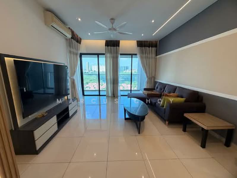 Servis Apartment untuk Disewa di Sunway Geo Residence - Marcus Choy - Living Room - PropertyGuru.com.my