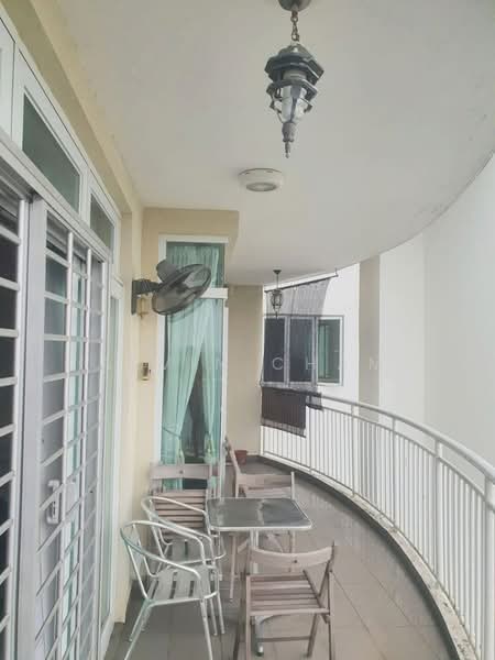 Service Residence for Sale at Pangsapuri Tanah Emas (Golden Sands) - Alvin Cham - Balcony - PropertyGuru.com.my