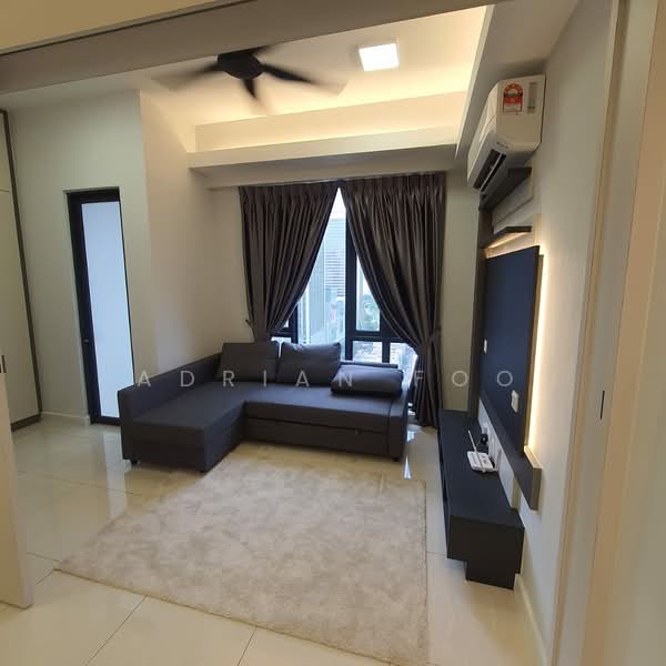 Servis Apartment untuk Disewa di The Sentral Suites - Adrian Foo - Living Room - PropertyGuru.com.my