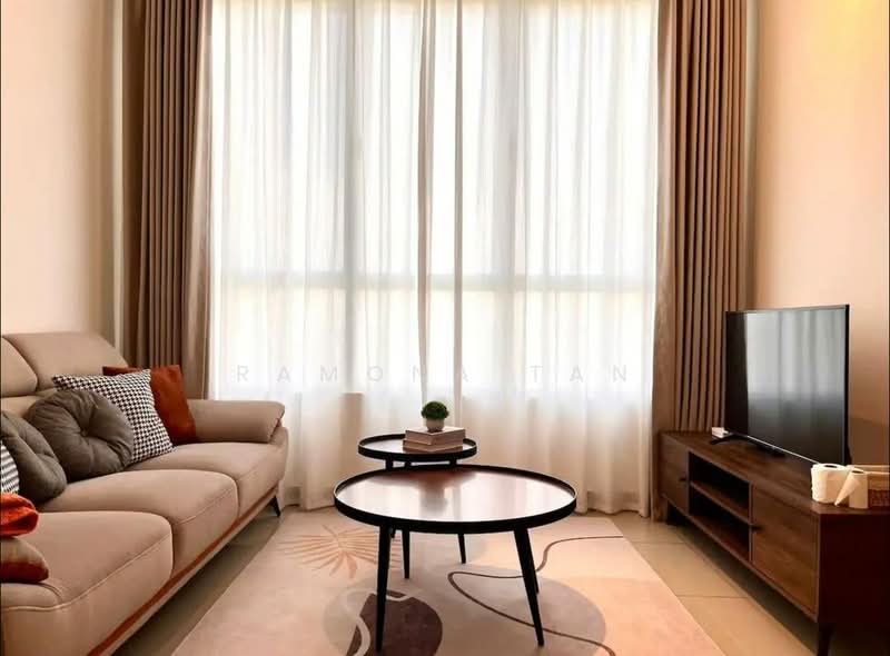 Servis Apartment untuk Disewa di Amber Cove - Ramona Tan - Living Room - PropertyGuru.com.my
