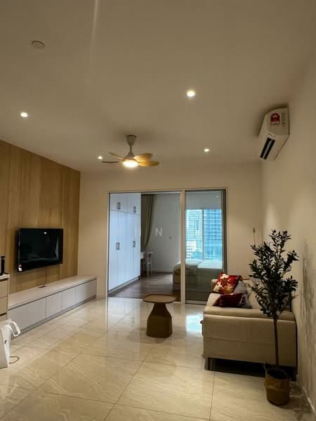 Servis Apartment untuk Disewa di Quill Residence - Ann . - Living Room - PropertyGuru.com.my