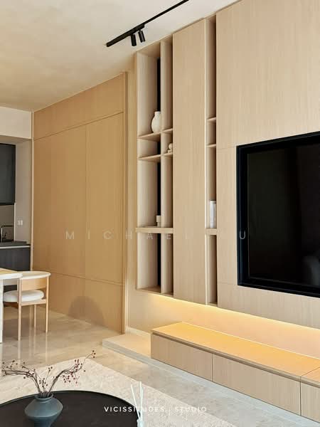 Servis Apartment untuk Disewa di TRX Residences - Michael Au - Living Room - PropertyGuru.com.my