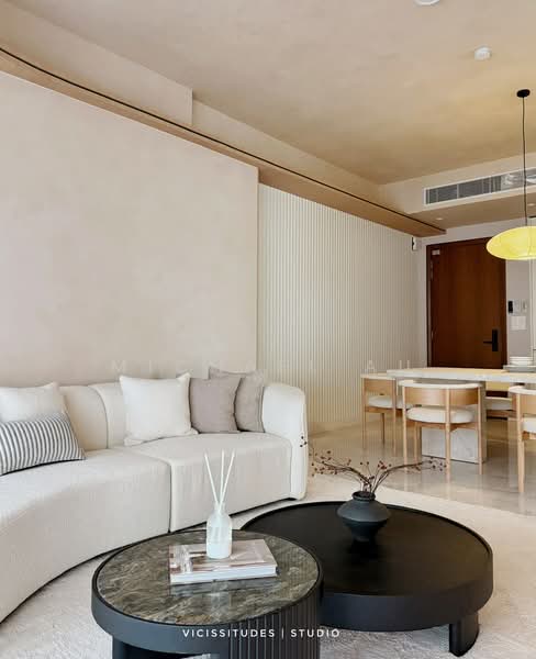 Servis Apartment untuk Disewa di TRX Residences - Michael Au - Living Room - PropertyGuru.com.my