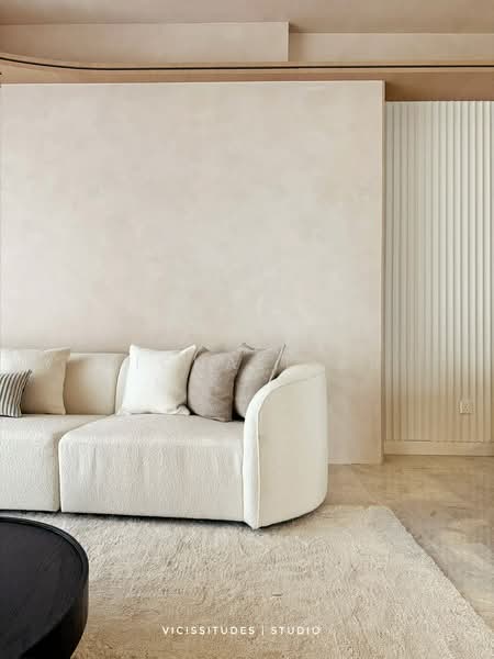 Service Residence for Sale at TRX Residences - Michael Au - Living Room - PropertyGuru.com.my