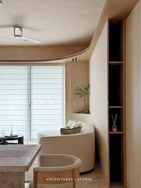 Service Residence for Sale at TRX Residences - Michael Au - Living Room - PropertyGuru.com.my