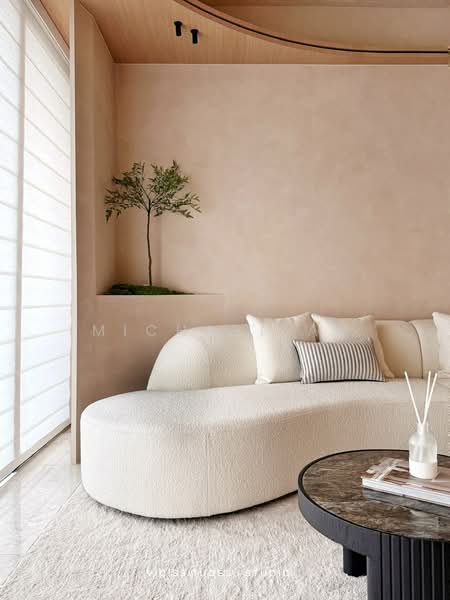 Service Residence for Sale at TRX Residences - Michael Au - Living Room - PropertyGuru.com.my
