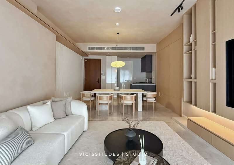 Service Residence for Sale at TRX Residences - Michael Au - Living Room - PropertyGuru.com.my