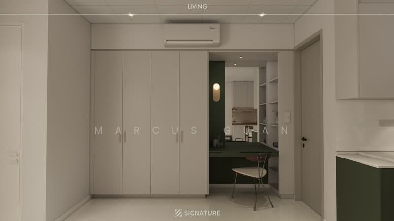 Servis Apartment untuk Disewa di Edelweiss @ Tropicana Gardens - Marcus Guan - Living Room - PropertyGuru.com.my