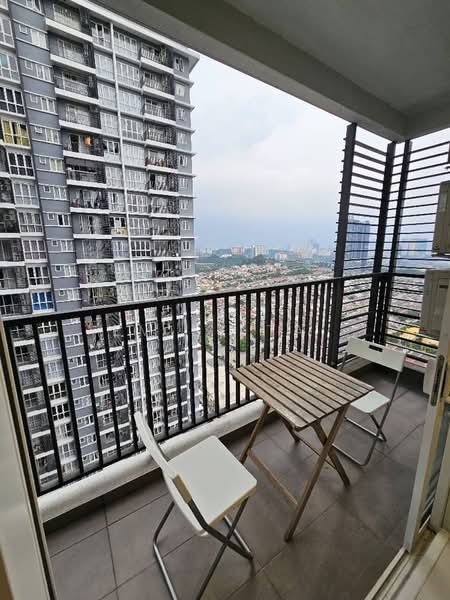 Servis Apartment untuk Disewa di Pinnacle Sri Petaling - Emily Tai - Balcony - PropertyGuru.com.my