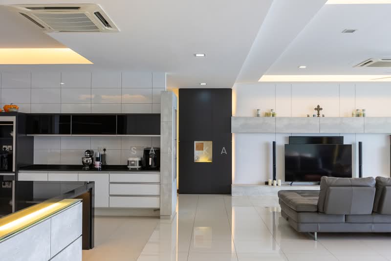 Condominium for Rent at Infinity Beachfront Condominium - Sam Kam - Living Room - PropertyGuru.com.my