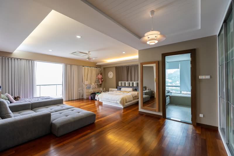 Condominium for Rent at Infinity Beachfront Condominium - Sam Kam - Living Room - PropertyGuru.com.my