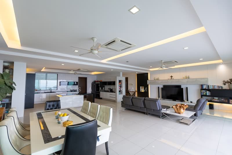Condominium for Rent at Infinity Beachfront Condominium - Sam Kam - Living Room - PropertyGuru.com.my
