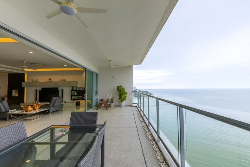 Condominium for Rent at Infinity Beachfront Condominium - Sam Kam - Balcony - PropertyGuru.com.my