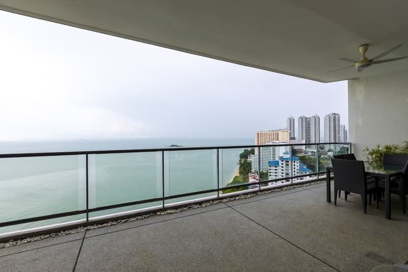 Condominium for Rent at Infinity Beachfront Condominium - Sam Kam - Balcony - PropertyGuru.com.my