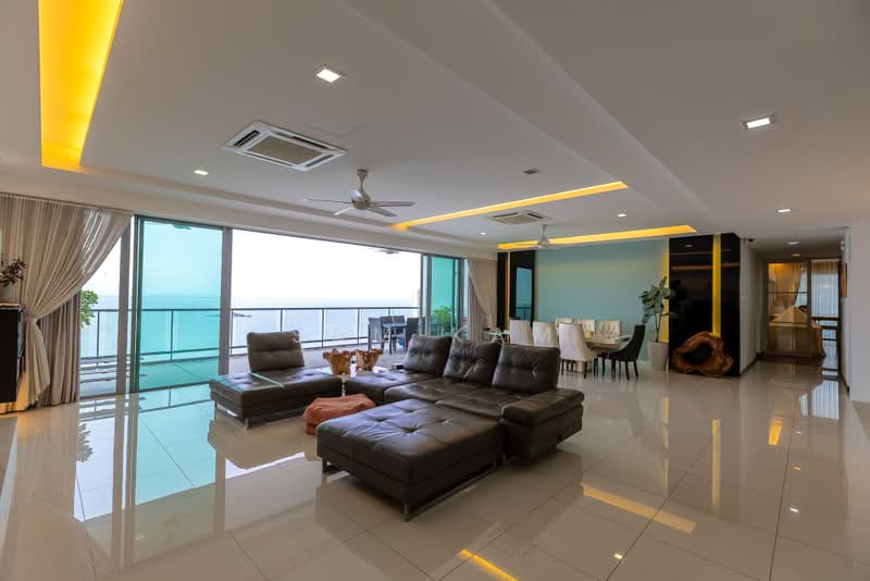 Condominium for Rent at Infinity Beachfront Condominium - Sam Kam - Living Room - PropertyGuru.com.my