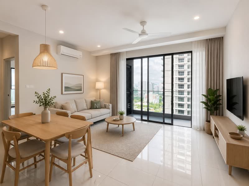 Kondominium untuk Disewa di Nestree Residence - Wennie Lee - Living Room - PropertyGuru.com.my