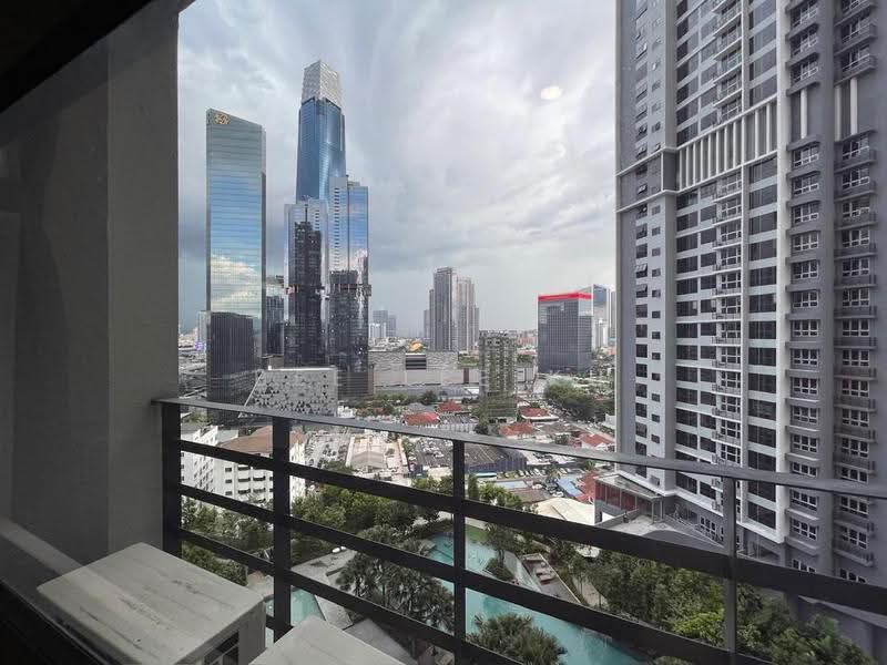 Service Residence for Sale at Agile Bukit Bintang - Bee Lee Ku - Balcony - PropertyGuru.com.my