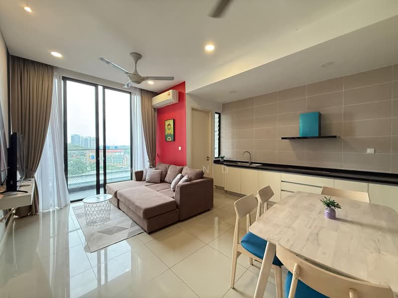 Service Residence for Rent at D'Pristine - Yoland . - Living Room - PropertyGuru.com.my
