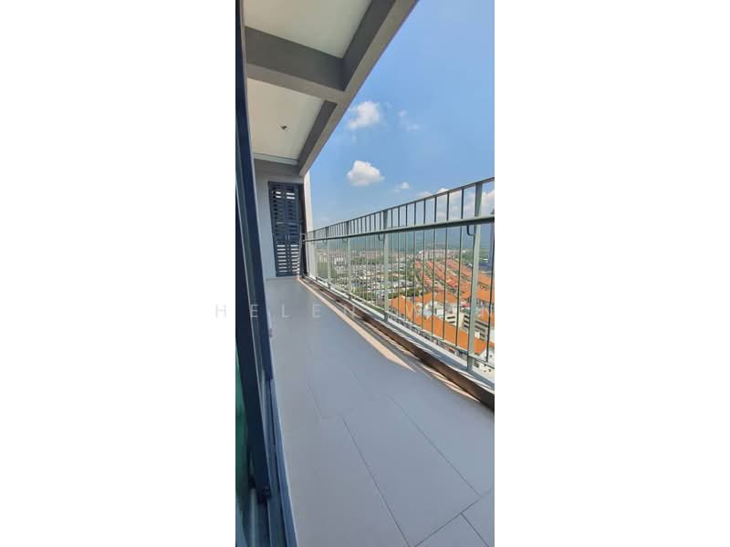 Kediaman Servis untuk Dijual di Fortune Centra - Helen Wan - Balcony - PropertyGuru.com.my