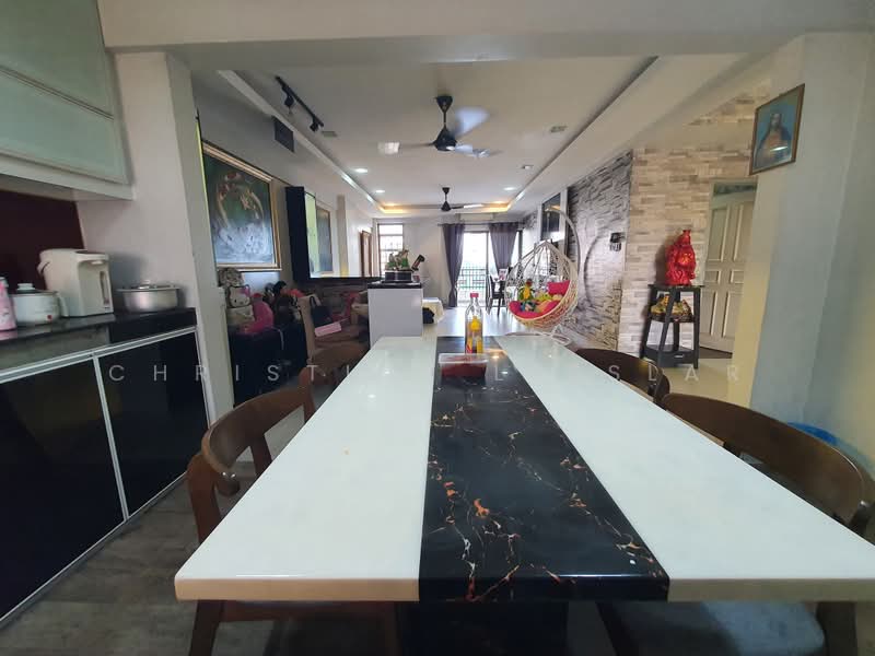 Condominium for Sale at Tropika Paradise Condominium - Christina Lesslar - Dining Room - PropertyGuru.com.my