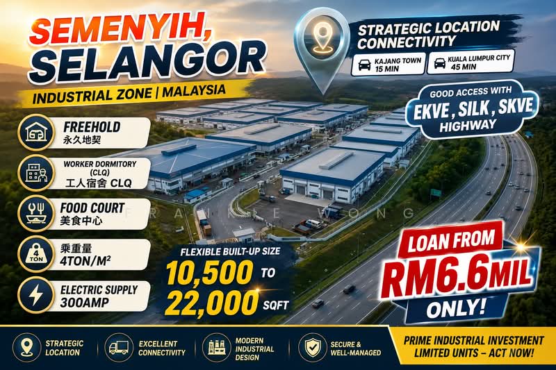Factory for Sale in Bandar Kajang (Kajang) - Frankie Wong - PropertyGuru.com.my