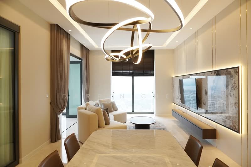 Servis Apartment untuk Dijual di The Astaka @ 1 Bukit Senyum - Darren Chen - Living Room - PropertyGuru.com.my