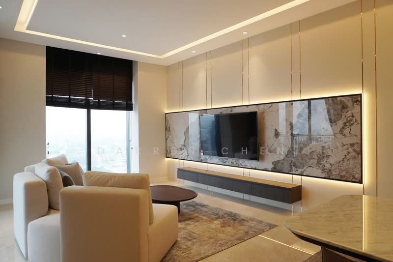 Servis Apartment untuk Dijual di The Astaka @ 1 Bukit Senyum - Darren Chen - Living Room - PropertyGuru.com.my