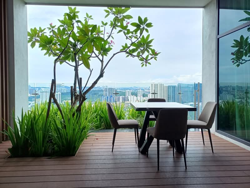 Servis Apartment untuk Dijual di Vogue Suites One - TH Lee - Balcony - PropertyGuru.com.my