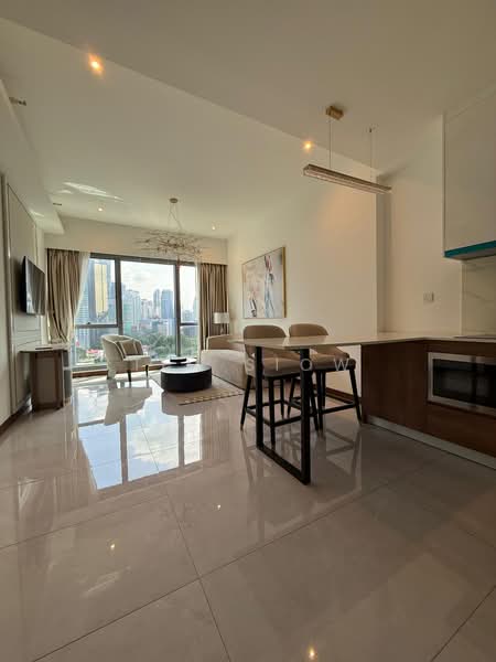 Servis Apartment untuk Disewa di Core Residence @ TRX - Tim Siow - Living Room - PropertyGuru.com.my