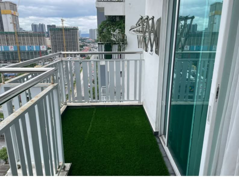 Service Residence for Rent at The Loft @ ZetaPark - Levis Chan - Balcony - PropertyGuru.com.my
