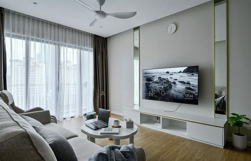 Servis Apartment untuk Disewa di Savio @ Riana Dutamas - Eda Wong - Living Room - PropertyGuru.com.my