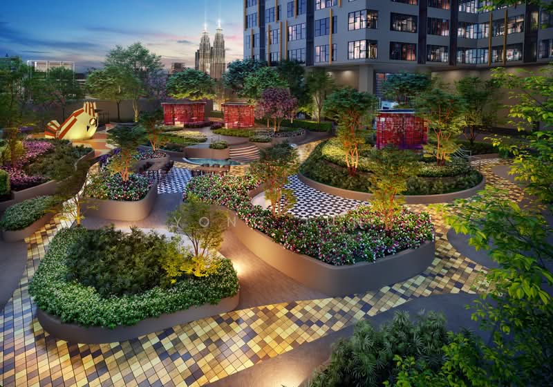 Service Residence for Sale at Centrix The Station KLCC - Yong Jun - Garden - PropertyGuru.com.my