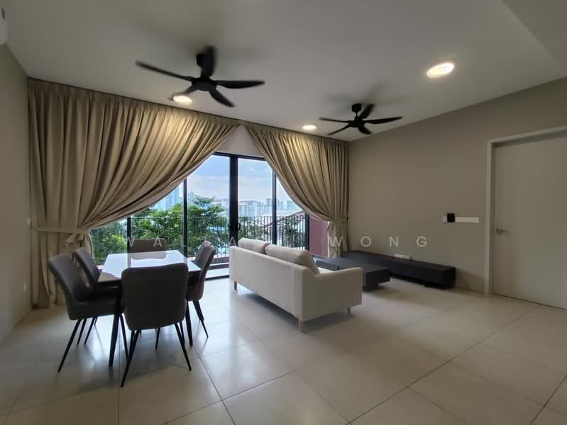 Kondominium untuk Disewa di EdgeWood Residences @ SkySanctuary - Wallace Wong - Living Room - PropertyGuru.com.my