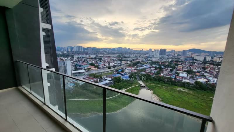 Kondominium untuk Disewa di Lakeville Residence - Jet Tan - Balcony - PropertyGuru.com.my