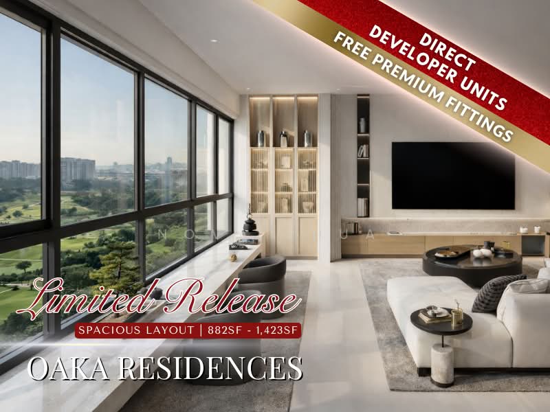 Condominium for Sale at Oaka Residences - Nova Chua - Living Room - PropertyGuru.com.my