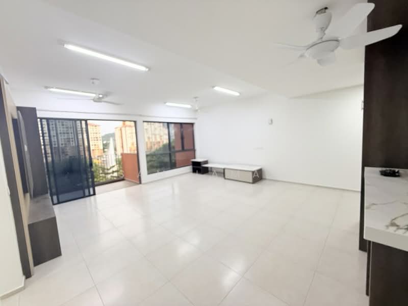 Kondominium untuk Disewa di EdgeWood Residences @ SkySanctuary - Sam Jamal - Living Room - PropertyGuru.com.my