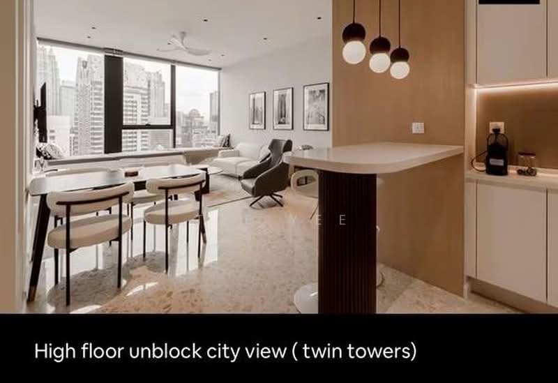 Servis Apartment untuk Dijual di Pavilion Ceylon Hill - TZE YEE - Living Room - PropertyGuru.com.my