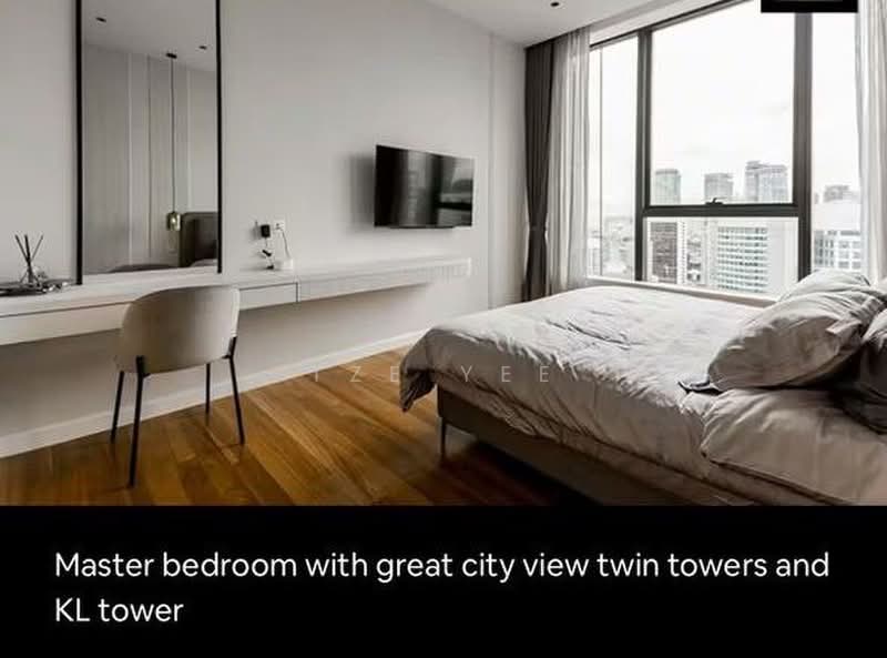 Servis Apartment untuk Dijual di Pavilion Ceylon Hill - TZE YEE - Master Bedroom - PropertyGuru.com.my