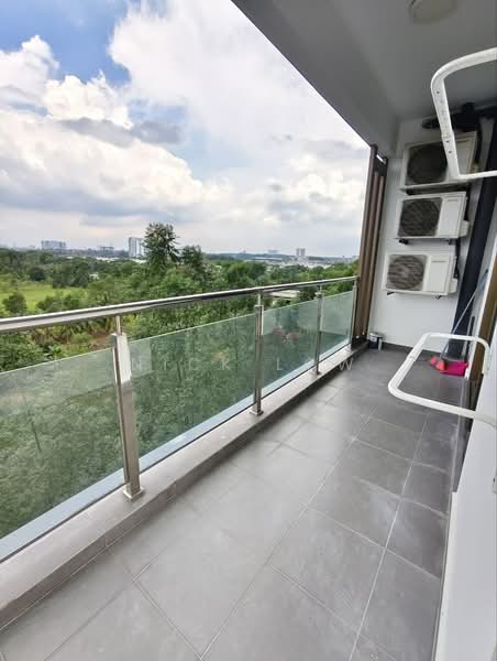 Service Residence for Rent at D'Inspire Residence (Inspira Bestari) - Nick Low - Balcony - PropertyGuru.com.my