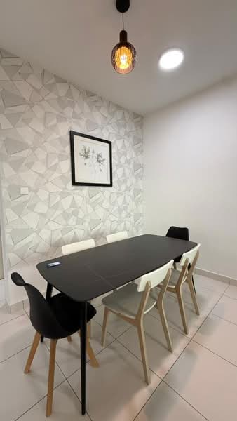 Service Residence for Rent at Sky Peak Residences - Alicia Fong - Dining Room - PropertyGuru.com.my