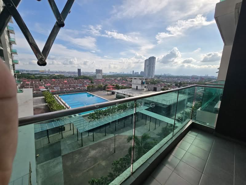 Service Residence for Rent at D'carlton (Residensi Seri Mega) - YC Fung - Balcony - PropertyGuru.com.my