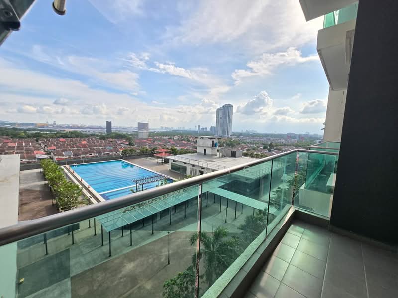 Service Residence for Rent at D'carlton (Residensi Seri Mega) - YC Fung - Balcony - PropertyGuru.com.my