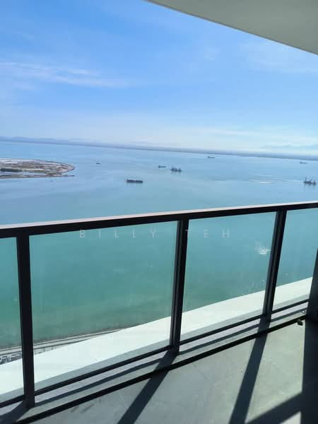 Servis Apartment untuk Dijual di Marriott Residence @ Gurney - Billy Teh - Balcony - PropertyGuru.com.my